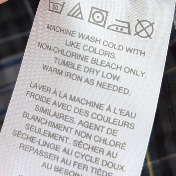 J Crew Plaid long sleeved button up shirt Size 14 - Picture 12 of 14